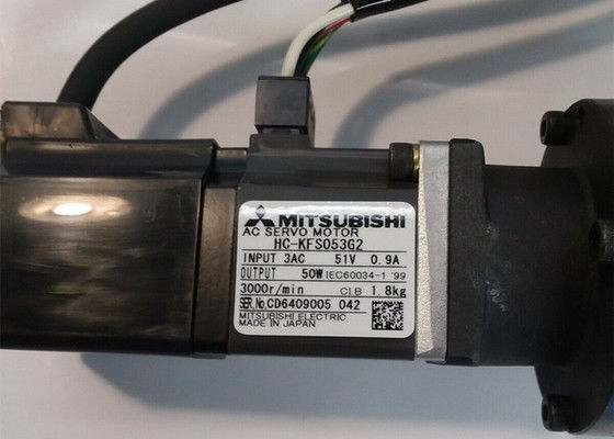 HC-KFS053G2 Mitsubishi industrielle Motoren 3AC 51V 0.9A 3000r/min Wechselstromservomotor 50W
