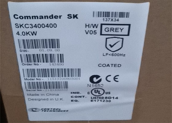 4.0KW EMERSON INVERTER 3PH 400V STEUERUNGSTECHNIK-KOMMANDANT-SKC3400400 VARIABLE AC DRIVE
