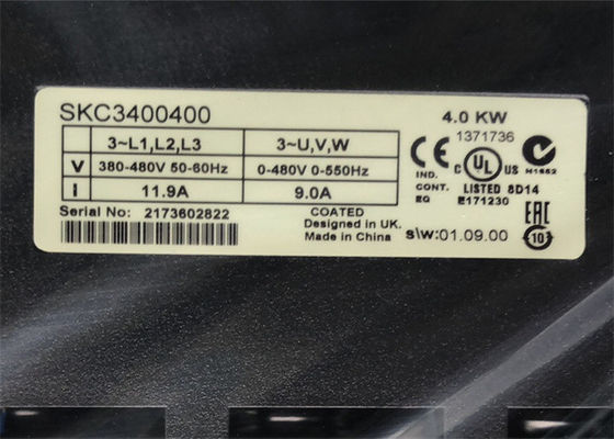4.0KW EMERSON INVERTER 3PH 400V STEUERUNGSTECHNIK-KOMMANDANT-SKC3400400 VARIABLE AC DRIVE