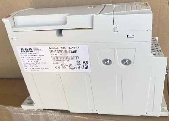 Fährt Niederspannung ACS355-03E-02A4-4 Wechselstrom 3AUA0000058184 0.75kW 2.4A