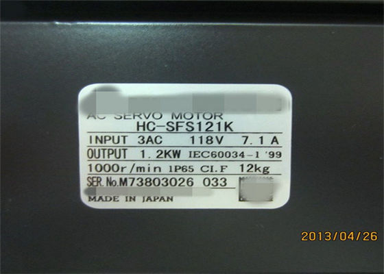 MITSUBISHI Melservo HC-SFS-Serie HC-SFS121 Leistungsmotor mit mittlerer Trägheit HC-SFS121K Japan