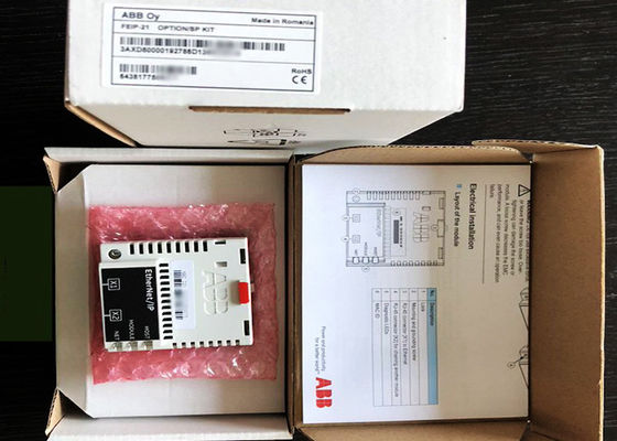 FEIP-21 Ethernet 3AXD50000192786 IP-Adapter-Antrieb Fieldbus-Wahlen mit doppeltem Auspuff