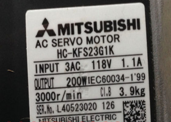 Mitsubishi 200W industrieller Wechselstromservomotor HC-KFS23G1K mit Gang K9020C oder K9012C NEU