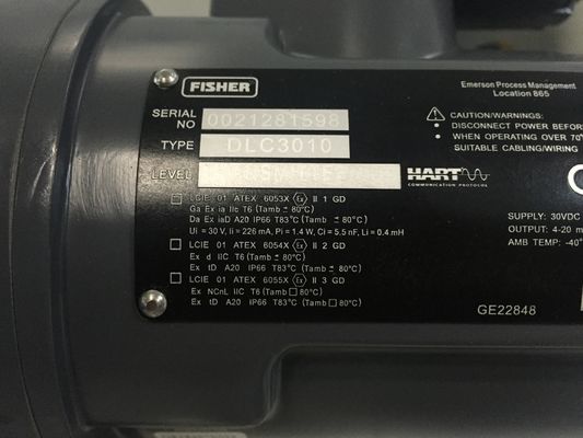 DLC3010 Fihser HART 249W Digitale Level Controller 12 ~ 30V Gleichspannung