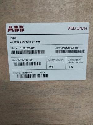 ABB ACS800-04M-0440-3+P901 355kW 693A Frequenzwandler 205 kg Länge 564 mm