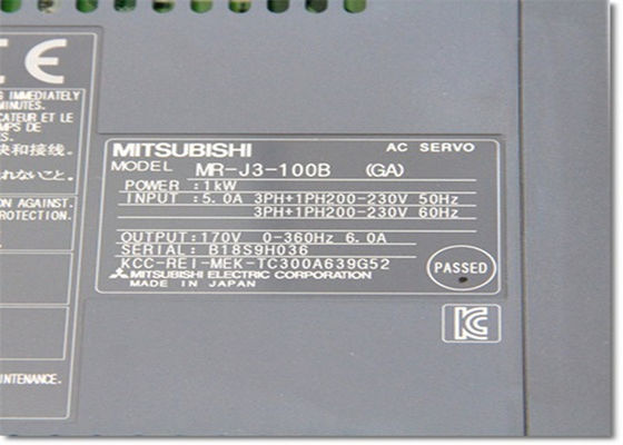 Reihe MITSUBISHI-Servoverstärker-MR-J3 industrieller Wechselstromservo-Antrieb MR-J3-100B NEU