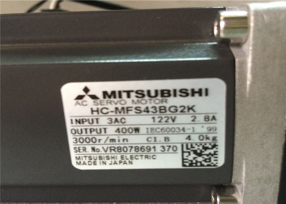 Mitsubishi HC-MFS43BG2 400W 3AC Servomotor HC-MFS43BG2K mit K9005 Getriebe