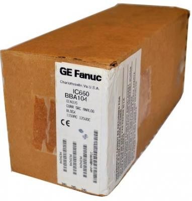 GE IC660BBR101 Spannung von 115 VAC Ausgangsschaltkreis Gruppe Isolierung ist 1500VAC