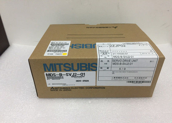 Mitsubishi elektrische Antriebe MDS-B-SVJ2-01 Industrielle Wechselstrom-Servomotor-Antriebseinheit 0.1KW 0.9A