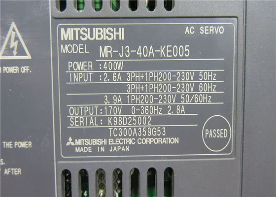 Neuer MITSUBISHI MELSERVO-J3 400W Wechselstromverstärker MR-J3-40A-KE005