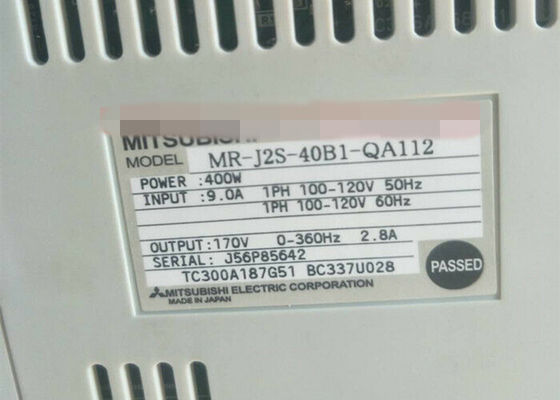 Mitsubishi 400W AMPLIFIER MR-J2S-40B1-QA112 Industrielle Servo-Geschwindigkeitsregelung