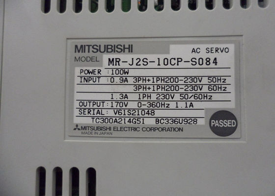 MITSUBISHI Serien-Servocontroller MR-J2S-10CP-S084 3 Phasen industrieller Servomotor-Treiber