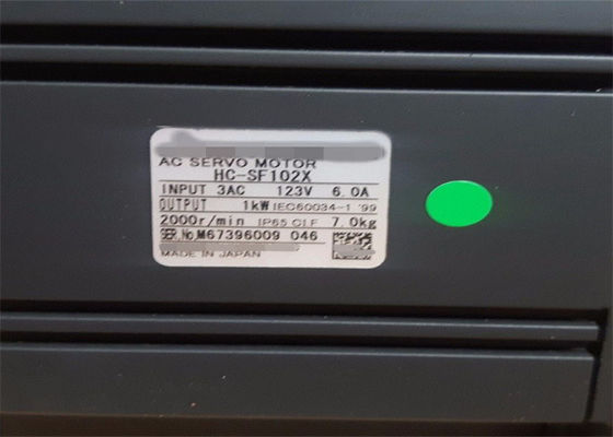 1 kW Mitsubishi Industrial Control Elektromotor HC-SF102X 3-Phasen Wechselstrom-Servomotor