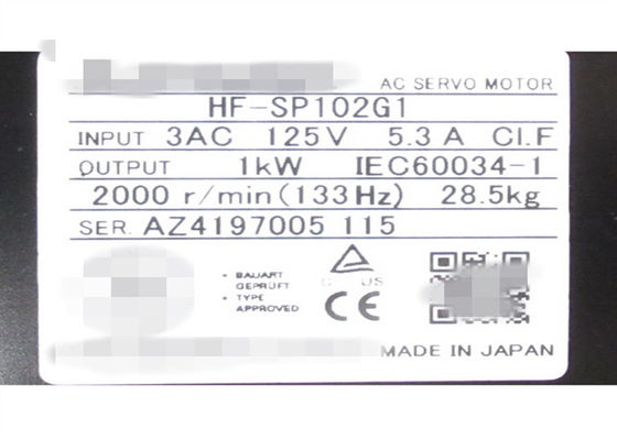 MITSUBISHI Industrial Compact Servo Motor Unit HF-SP102G1 (1/6) Getriebe CNVM-6120-6
