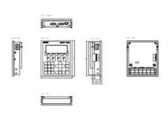 6V6641-0BA11-0AX1 SIEMENS OPERATOR PANEL OP 77A LC Display Hinterlicht, 4,5 Display
