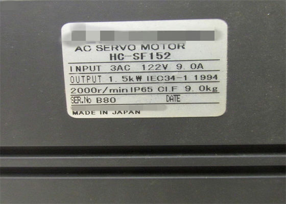 1.5Kw 3-Phasen-Servomotor, MITSUBISHI AC Starker Servomotor HC-SF152 HC-SF152K