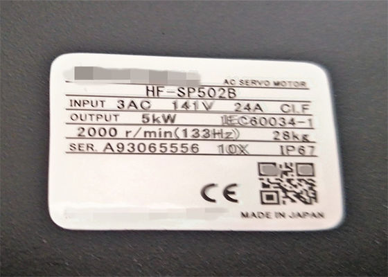 Black Shell Industrial Servo Motor HF-SP502B / HF-SP702B für Materialbehandlungssystem