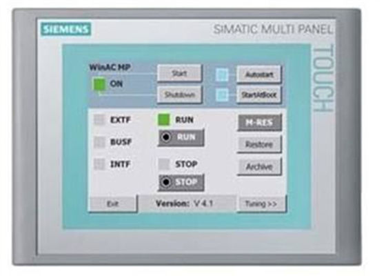 6AV6643-0CD01-1AX1 SIEMENS SIMATIC MP 277 10 MULTIPANEL mit Berührung