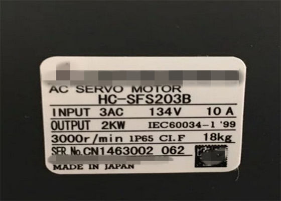 MITSUBISHI Melservo HC-SFS-Serie Mittlerer Trägheitsmotor HC-SFS203B aus Japan