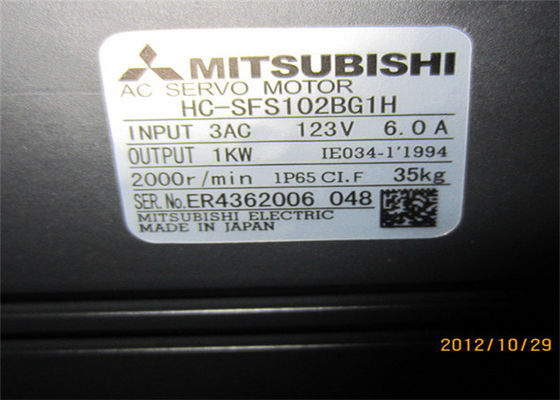 MITSUBISHI Industrial Control AC Servomotor HC-SFS102BG1H Neues,2000min/r,1KW