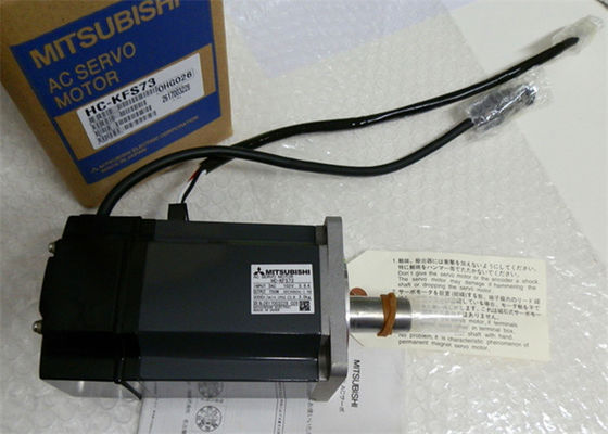 Niedrige Trägheit 750W Dreiphasige Wechselstrom-Servomotor Mitsubishi HC-KFS73 / KFS73B Standardmodell