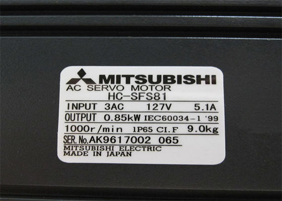Mitsubishi Industrial Motor HC-SFS81 / HC-SFS81B Wechselstromservomotor 0,85kw auf Lager