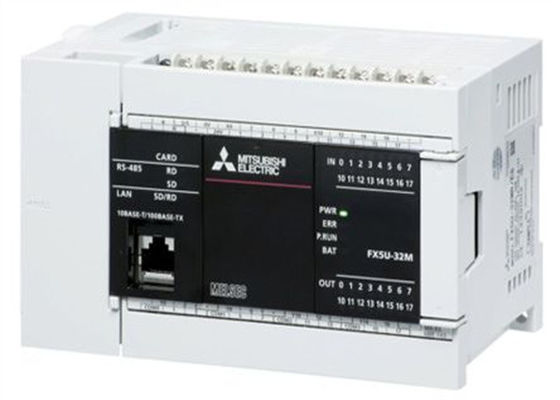 CPU-MODUL MITSUBISHI-FX5U-32MR/ES MIT INTEGRIERTEM I/S 32 INPUT INPUTS/OUTPUT 16 DIGITAL