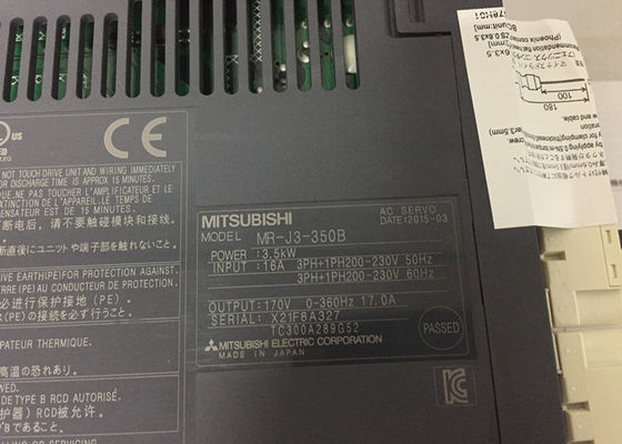 Reihe Wechselstrom-Servoverstärker Mitsubishi Electric 3.5KW industrielle Antriebs-MR-J3-350B MR-J3 NEU