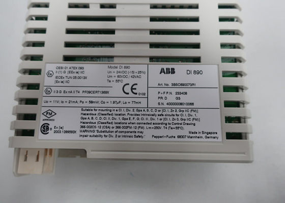 ABB DI890 3BSC690073R1 Interne Sicherheitsoberfläche Einzelgalvanische isolierte Kanäle