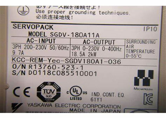 Marke Yaskawa SGDV-180A11A Wechselstrom-Servoverstärker 200V Neues Original