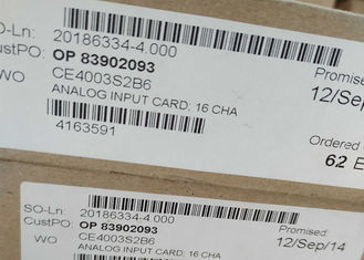 EMERSON DELTAV Analogkarte VE4003S2B6 CE4003S2B6 16CH Redundante Stromversorgung
