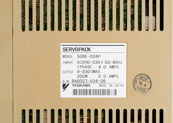 Yaskawa SGDE-02AP 230V Wechselstrom-Servoverstärker Brandneu Original
