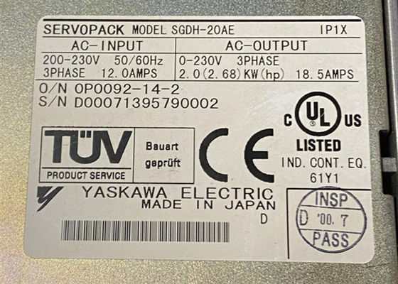 Yaskawa SGDH-20AE-Servomotor in Originalpackung