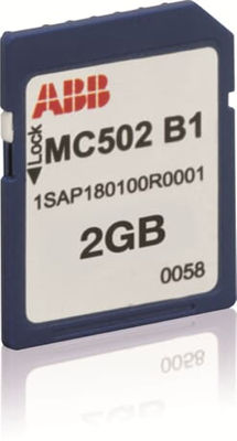 ABB MC502 1SAP180100R0001 AC500 SD-Speicherkarte Verteilte Automatisierungstechnik