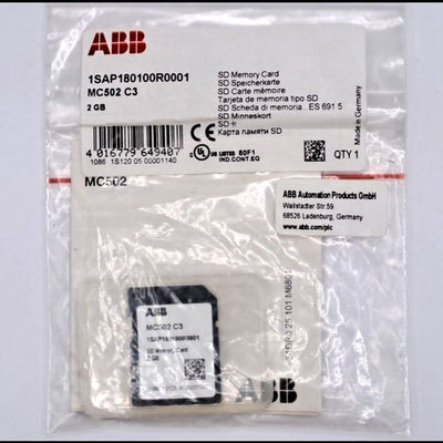 ABB MC502 1SAP180100R0001 AC500 SD-Speicherkarte Verteilte Automatisierungstechnik