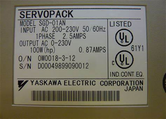Marke Yaskawa SGD-01AN AC Servo Antriebe Neues Servopack Original