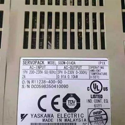 Yaskawa SGDM-02BD 100V Einphasen-0,20kW Wechselstrom-Servoantrieb und Positionssteuerung