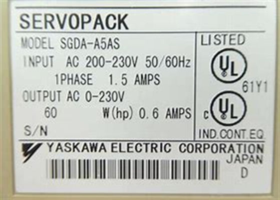 Yaskawa SGDA-A5AS 230V Wechselstromverstärker Brandneu Original