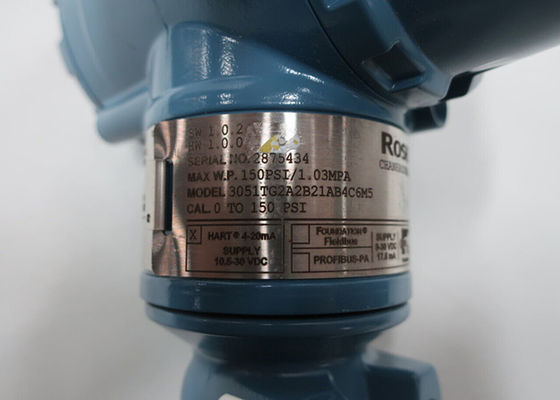 ROSEMOUNT 3051TG2A2B21AB4C6M5 Druckübertrager 0-150PSI 10,5-30V Gleichstrom
