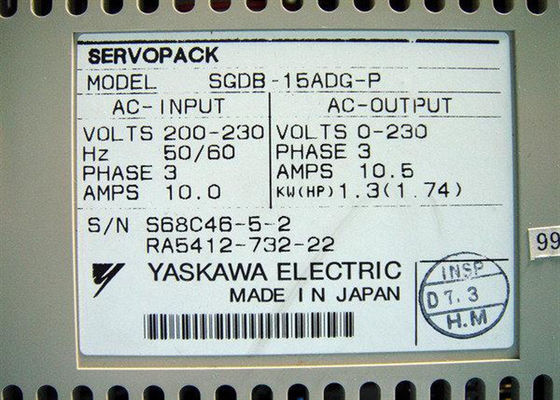 SGDB-15ADG-P Wechselstrom-Servo-Antriebe Brandneue Yaskawa in Original-Box