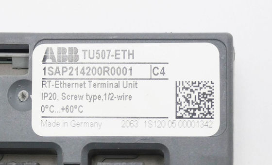 ABB TU507-ETH 1SAP214200R0001 Schnittstellen-Terminal-Einheit für Ethernet-Protokolle Schrauben-Terminals