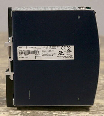 ABB SD833 3BSC610066R1 Stromversorgung Eingang AC100-120/200-240 V Autoselektion Eingang Ausgang DC 24 V 10A
