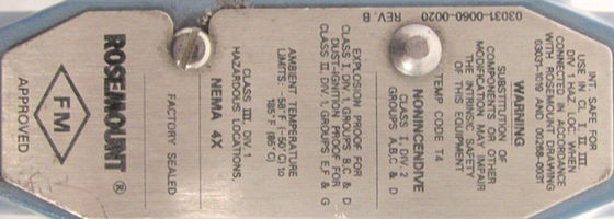 ROSEMOUNT 3051CG4A22A1AB4K5 Drucktransmitter 300PSI 10,5-55V Gleichstrom