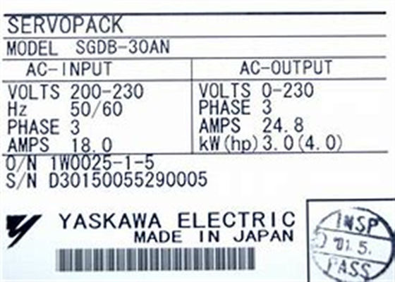 Yaskawa Brand New Industrie Servo Antriebe SGDB-30AN Original Box