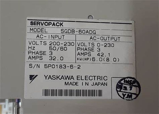 Yaskawa Brand New Original Servo Antriebe SGDB-60ADG 230V In der Box