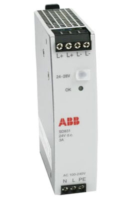 ABB 3BSC610064R1 SD831 Stromversorgung Eingang AC 100-240 V Ausgang DC 24 V 3A