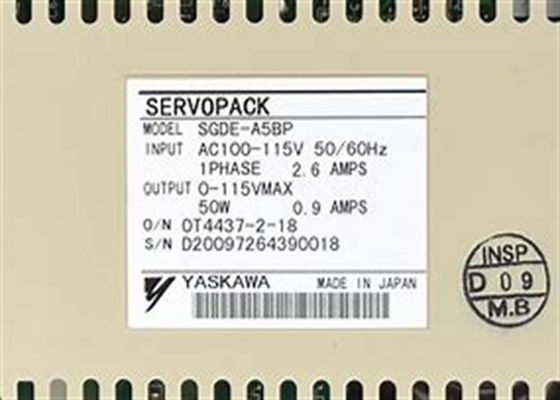 Yasakwa Brandneue Industrie-Servoantriebe SGDE-A5BP Original