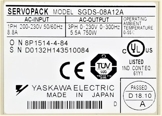 Yaskawa SGDS-08A12A Sigma 3 Serie Wechselstrom-Servo-Antriebe Neu