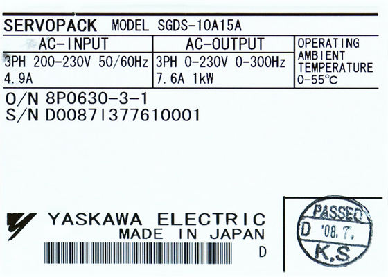 Yaskawa SGDS Serie SGDS-10A15A Brandneue Servoantriebe Original