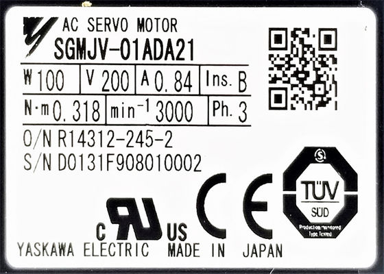 Brandneuer SGMJV-01ADA21 Yaskawa Insustry Servomotor Original